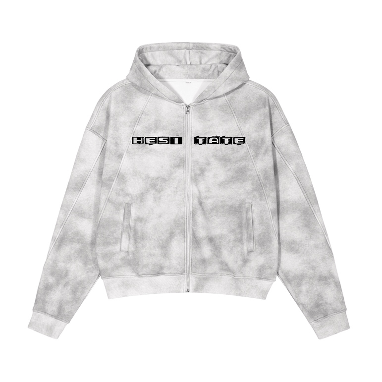 Camo Zip-Up Fleece Hoodie