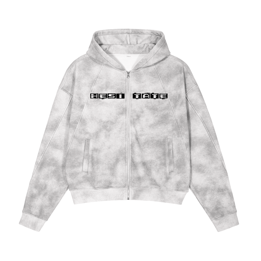 Camo Zip-Up Fleece Hoodie